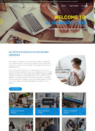 Clik4Work — website by Adiora / Apkiwebsite